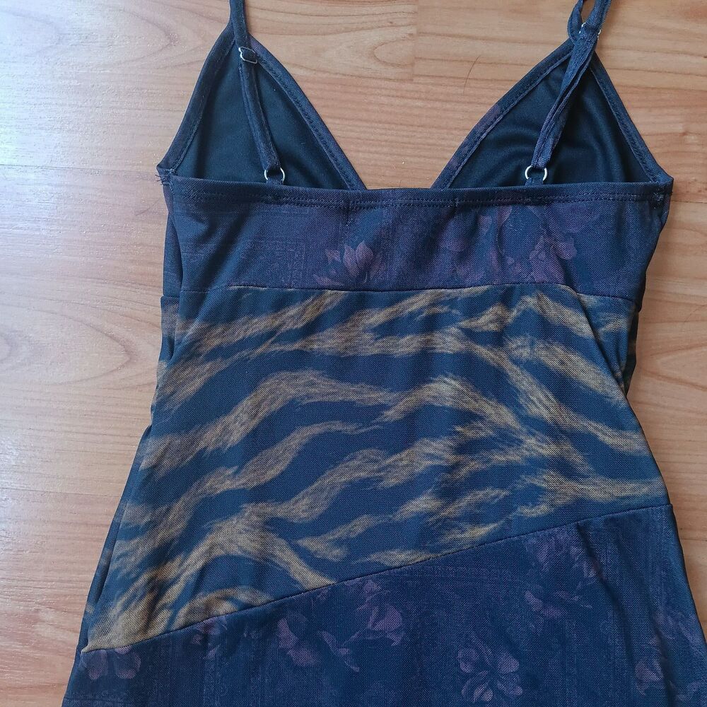 Third Charm Fairy Grunge Mesh Mini Babydoll Dress Size‎ XS Going Out Black - Picture 5 of 6